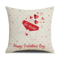 Dan Alohelo Valentinovo Love Lanen jastučnica s jastučem za odštampane jastučnice