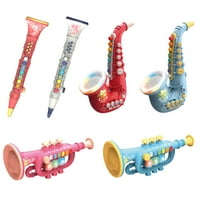 Dječji mini saksofon klarinet Trumtne igračke Glazbeni instrument Rano obrazovanje Muzička rasvjeta