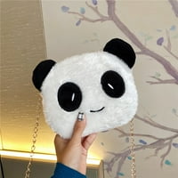 Loygkgas Unise odrasli slatki plišani panda crossbody torbe lančane rame