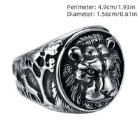SKPBlutn prstenovi za žene djevojke muški titanijski čelik od nehrđajućeg čelika Vintage prsten od prstena