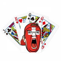 Švicarska zastava šminka šminka Screang Cap Poker igrati čarobnu karticu Fun Board Game