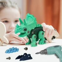 Zeno Dinosaur igračke za godinu dana, razdvojite dinosaur igračke za djecu 3-5, stabljike građevinske