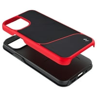 Serija Divizija za mini futrolu za iPhone - elegantna moderna zaštita - crna i crvena