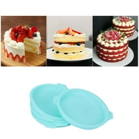TEBRU kalup za torte, silikonski okrugli oblik torte kalup za pečenje ploče za pladanj ploče za šarene