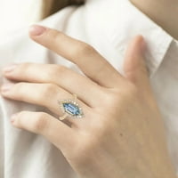 Wozhidaoke prstenovi za žene Angažovanje prstenova nakit rođendan Prijedlog poklona za angažman za brisalne