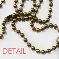 Panda hrana Majka Art Deco modni ključ ogrlica privjesak ukrašen lanac