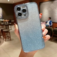 Dizajniran za iPhone Pro Case Clear Glitter, Bling Sparkly Mekan TPU branik tvrdog poklopca za žene