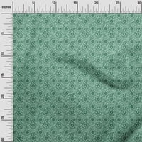 Onuone pamučna svila zelena tkanina Azijski Paisley šivaći materijal za ispis tkanine sa dvorištem široko