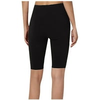Fnochy ženske kratke hlače Yoga kratke hlače plus veličina modnih tajica Fitness terenday dame čvrste sportske pantalone