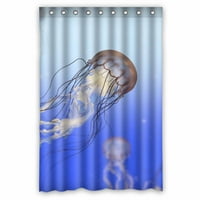 Meduze lebde u moru vodootporna poliesterska tkanina za tuširanje