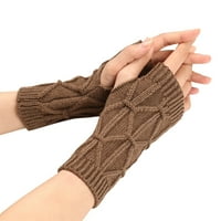 Vanjske rukavice za žene topla rukavica otporna na protu elastične poruke na crnim rukavicama Žene toplo