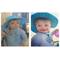 Toddler Baby Girl Boy šešir, široki obrubni fini mrežica podesiva casual svakodnevna UV zaštita ljetna