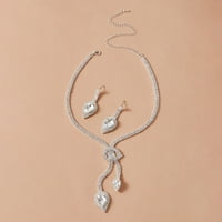 Dame Diamond Pearl ogrlica narukvica Narukvica Naušnica postavljena privjesak Ogrlica Pribor Clearence