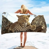 Cheetah Print plaže ručnik leopard ručnik lagani mikrofiber pijesak bez i brzog ručnika Bazen Bat Joga