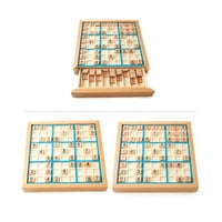 Arealer Wooden Sudoku pansion sa ladicama 81-Grid chessboard Edukativne puzzle igračke vlak logičke