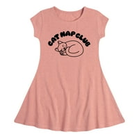 Instant poruka - CAT NAP Club - Toddler i Youth Girls Fit and Flare haljina