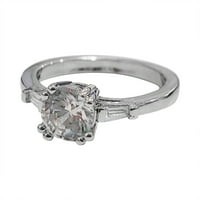 Heiheiup moda izvrsna okruglog dijamanta za žene za angažman prsten nakit pokloni Veličine prstena za