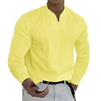 Ketyyh-Chn Muška majica s dugim rukavima Tuničke košulje s dugim rukavima Men Casual Bluze za muške