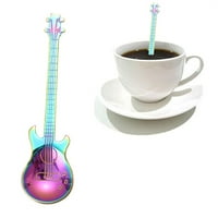 Sprifallbaby gitara kašika kašika kafe, nehrđajući čelik šarena desertna kašika, demitasse čaj za miješanje