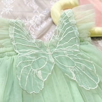ROVGA TODDLER Djevojka haljina odjeća let rukava Butterfly Tulle CARS haljina plesnog party princeze