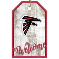 Atlanta Falcons 11 '' 19 '' Znak dobrodošlih tima