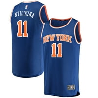 Omladinska fanatika brendirana Frank Ntilikina Royal New York Knicks Fast Break Replica dres - Edition