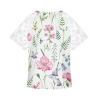 ErSazi Košulje za žene Trendy Ljeto Žene Modni ljetni slatki preklopljeni redoviti Žene kratkih rukava