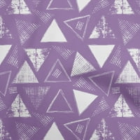 Onuone svilena tabby plavkast ljubičasta tkanina geometrijska teksturna tkanina za šivanje tiskane plovidbene
