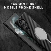 Slučaj Saminore za Samsung Galaxy S ultra 6,8 , tekstura od karbonskih vlakana udarna otporna na udarce
