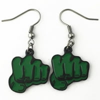 Danle Minđuše Marvel Hulk Fist Logo u poklon bo od superheroja