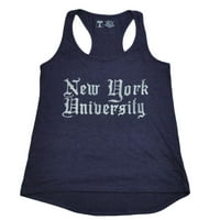 New York univerzitet ljubičice Žene dame ljubičasti trkački rezervoar Top xlarge