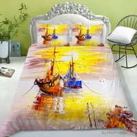 Visokokvalitetni posteljina posteljina Odijelo Jedinstveni dizajn Modni prekrivač pokriva ulje uljem,