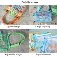 Torba za plažu, torba za plažu Kids Shell Collecting Bag plaža Sakrivanje igračaka Totes za držanje