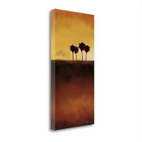 17 34 Sunset Palm II by Tandi Venter - Ispis na platnu Tkaninu višeboj