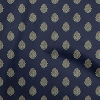 Onuone baršunal crna tkanina azijska ajrakh cvjetna DIY odjeća za prekrivanje tkanine Print tkanina