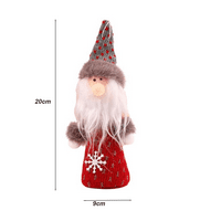 Božićni viseći ukrasi 3D plišano gnome bez lica bez božićnog drveća Ovjesni kućni ukras Odmorski ukras