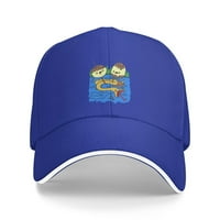 Muška i ženska modna jedinstvena tiska sa princezom Bubblegum Logo Podesivi traper šešir plavi