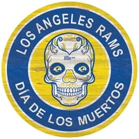 Los Angeles Rams 12 '' Sigurnosni znak krug u šećer