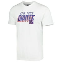 Muški pojmovi Sport Royal White New York Giants Downfield Majica i kratke hlače
