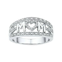 Majčin dan prstena za brisal zircon dijamant elegantan angažman vjenčani poklon