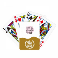 Ljubitelji Ganna Love Quote Style Royal Flush Poker igra reprodukcija