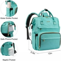 -Postava ruksaka za žene za ženske modne putne torbe poslovna torba za torbicu za računar sa USB portom,