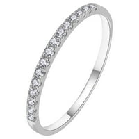 Bacc dodaci za žene prsten rhinestone vjenčani nakit zvona veličine 5- legura poklon prsteni prsteni