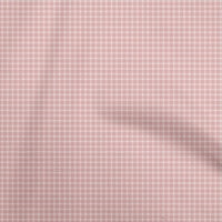 Onuone pamuk Poplin Twill lagana ružičasta tkanina Provjera tkanine za šivanje tiskane ploče od dvorišta