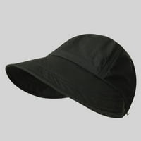 Ženski šeširi Ljeto Sun Sund Hat Modne šešire za žene Crne