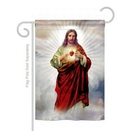 Kolekcija ukrasa G192161-P Sveto srce Isusova inspirativno vjera i vjerski dojmovi Dekorativna vertikalna