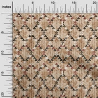 Onuone pamučne kambric mandys ružičasta tkanina tekstura i trokut geometrijski šivaći materijal za ispis