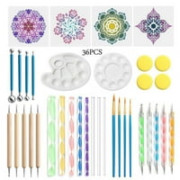 Mandala Toing alati Set - Dot slikarski komplet sa alatima za tačkicu, kuglastim olovkom za stijene, bojanje, umjetnost noktiju, crtanje i izrada crteža
