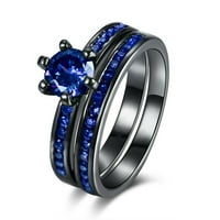 Modni ženski prsteni prstenovi poklon legura prsten vjenčani cirkon veličine šareni nakit prstenovi
