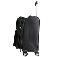 Black St. Louis Blues 21 Softside Spinner Carry-on